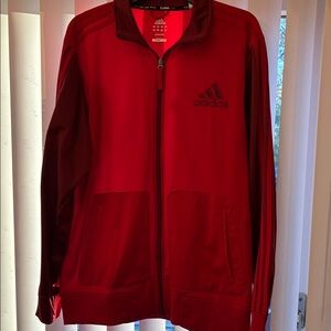 Adidas Men's Crimson Full-Zip Jacket